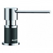 Дозатор для рідкого мила Blanco Lato чорний/хром 526177