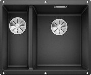 Мойка для кухни Blanco Subline 340/160-U 55.5х46 см SILGRANIT® PuraDur® черный 525986
