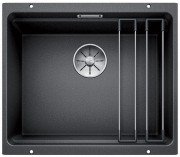 Мойка для кухни Blanco Subline 500-U 53х46 см SILGRANIT® PuraDur® черный 525887