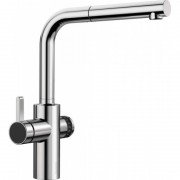 Смеситель для кухни Blanco Evol-S Volume однорычажный с выдвижной лейкой хром 525212