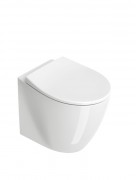 Унитаз напольный Catalano Italy Newflush 37х52 см керамика белый глянцевый 1VP52RIT00