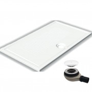 Душевой поддон Hatria LIF H3 Alchemy 120х70 см керамика белый матовый с сифоном PCY1ZZ25