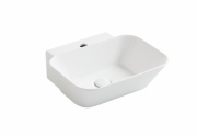 Раковина для ванной Simas Wave накладная/подвесная 48х43 см фаянс белый WA 08