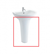 Пьедестал для раковины TOTO Le Blanc керамика белый PT942FK