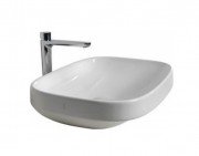 Раковина для ванной накладная Hatria Abito 58х45 см Alchemy санфарфор белый A0YXXA