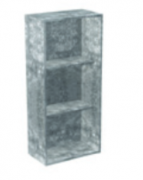  	Стеллаж для ванной комнаты Hatria подвесной 36 см ДСП цемент 