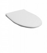 Сидіння з кришкою для унітазу Simas LFT Spazio терморезина білий LFT 005