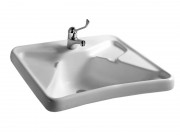 Раковина для ванной Hatria Autonomy подвесная 68х60 см санфарфор белый Y0BV01