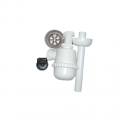 Сифон для раковины Hatria Specials пластик белый/хром YXZ801