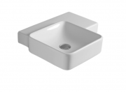 Раковина для ванної Simas Flow підвісна 57,5х50 см фаянс білий FL 21