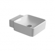 Раковина для ванной Simas Flow подвесная 39,5х50 см фаянс белый FL 15