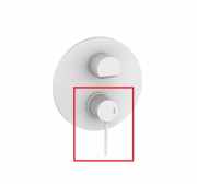 Ручка для встраиваемого смесителя GRB Time латунь белый 00010081