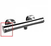 Важіль потоку термостата GRB Time для душа латунь хром 00010022