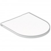 Сидіння з кришкою для унітазу Hatria Beat з мікроліфтом білий Y2A301