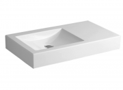 Раковина для ванної Simas Frozen підвісна/накладна 90х50 см фаянс білий FZ 11