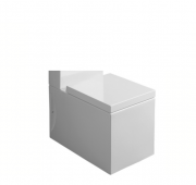 Чаша унитаза-компакта напольная Simas Frozen 37,5х61 см фаянс белый FZ 07