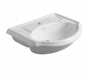 Раковина для ванной Simas Arcade полувстраиваемая 67х49 см фаянс белый AR 835