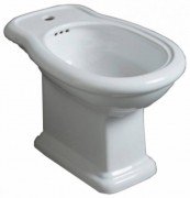 Биде напольное Simas Lante 38,5х58 см фаянс белый LA04