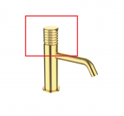 Ручка змішувача для біде GRB Aura латунь поліроване золото 00010095