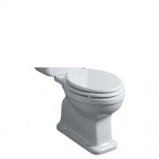 Чаша унітазу-компакта підлогового Simas Londra 39,5х67,5 см вертикальний випуск фаянс білий LO 921