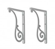 Кронштейни для високого бачка Simas Lante латунь білий LAMN