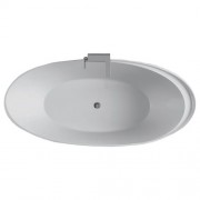 Ванна акриловая Simas Bohemien отдельностоящая 190х88 см Crystal Tech белый BO V1