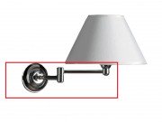 Настінний світильник Simas Accessori без абажура хром 45 MOB19