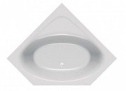 Ванна акриловая угловая встраиваемая Kolpa-San Evelin 140х140 см белый 570400
