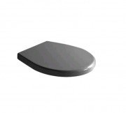 Сиденье с крышкой для унитаза Galassia Xes дюропласт черный матовый GLS-9912NEMT-OPT