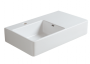Раковина для ванної Simas Quasar підвісна 75х45 см фаянс білий QU75S