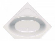 Ванна акриловая угловая встраиваемая Kolpa-San Evelin 120х120 см белый 593380