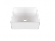 Раковина для ванной Ponsi Musa накладная 41,6х41,6 см керамика белый глянец BL CER L MUSA 0011