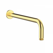 Кронштейн для душової системи GRB Hidromasaje Curved Arm настінний поліроване золото 05025015