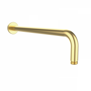 Кронштейн для душової системи GRB Hidromasaje Curved Arm настінний матове золото 05025057