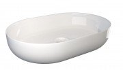 Раковина для ванной Ponsi Musa накладная 60х41,6 см керамика белый глянец BL CER L MUSA 0002