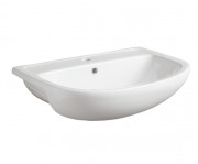 Раковина для ванної Simas Paola напіввбудована 67х46 см фаянс білий S 57