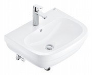 Раковина Grohe Euro Ceramic 59,5х48,2 см со смесителем Eurosmart Cosmopolitan альпин-белый 39642000