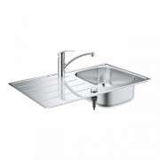 Мийка для кухні Grohe K200 86х50 см із змішувачем нержавіюча сталь матова 31565SD1