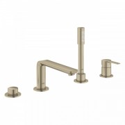 Змішувач на борт ванни Grohe Lineare на 4 отвори матовий нікель 19577EN1