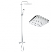 Душевая стойка для ванны Grohe Tempesta Cosmopolitan System 250 Cube с термостатом хром 26691000