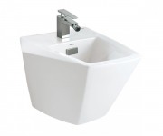 Биде напольное TOTO Jewelhex с переливом керамика белый BW681B