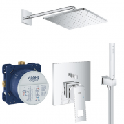Душевая система скрытого монтажа Grohe Eurocube + Rainshower 310 Mono Cube с верхним и ручным душем хром 26405SC3