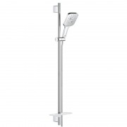 Душевой гарнитур со штангой Grohe Rainshower Smartactive Cube 130 3 типа струи хром 26586000