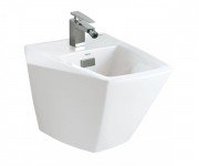 Біде підлогове TOTO Jewelhex з переливом кераміка білий BW681B