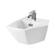 Биде подвесное TOTO Jewelhex с переливом керамика белый BT682V1#XW