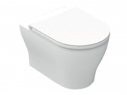 Підвісний унітаз безободковий Hatria Beat 36х52 см санфарфор білий Y1ZN01
