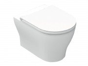 Подвесной унитаз безободковый Hatria Beat 36х52 см санфарфор белый Y1ZN01