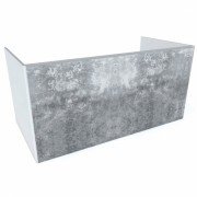 Тумба под раковину Hatria Canalgrande подвесная 98 см ДСП белый матовый/цемент Y2AYZC