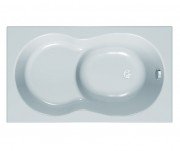 Ванна акрилова вбудована прямокутна Kolpa-San Cavatina 120x70/S см білий 741600