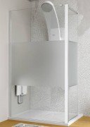 Душова кабіна Kolpa San Flex TS 120+TS 55/K-R FROST 120x55 см права профіль хром/прозоре скло/Фрост 514740